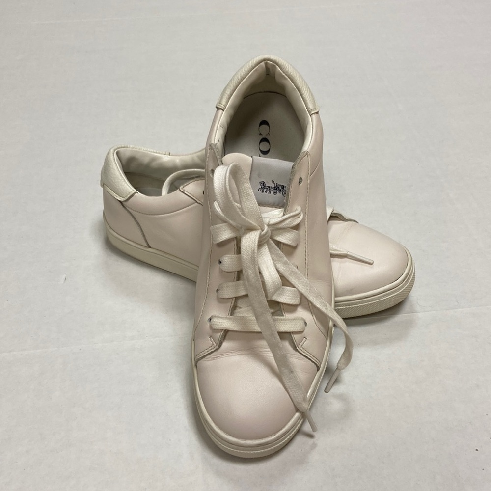 Coach White Leather Sneakers mens size 7.5 EU 40.5